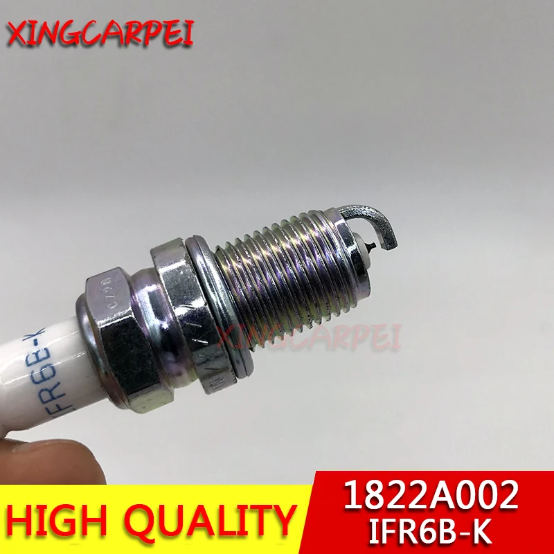 6 шт./лот 1822A002 IFR6B-K новые автомобильные свечи зажигания для 06-12 Mitsubishi Eclipse Galant 3.8L IFR6BK 1822 A002 автозапчасти