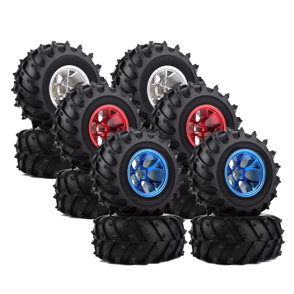 4 шт. RC 1/10 внедорожный грузовик Monster Bigfoot автомобиль Аро резиновые колеса шины