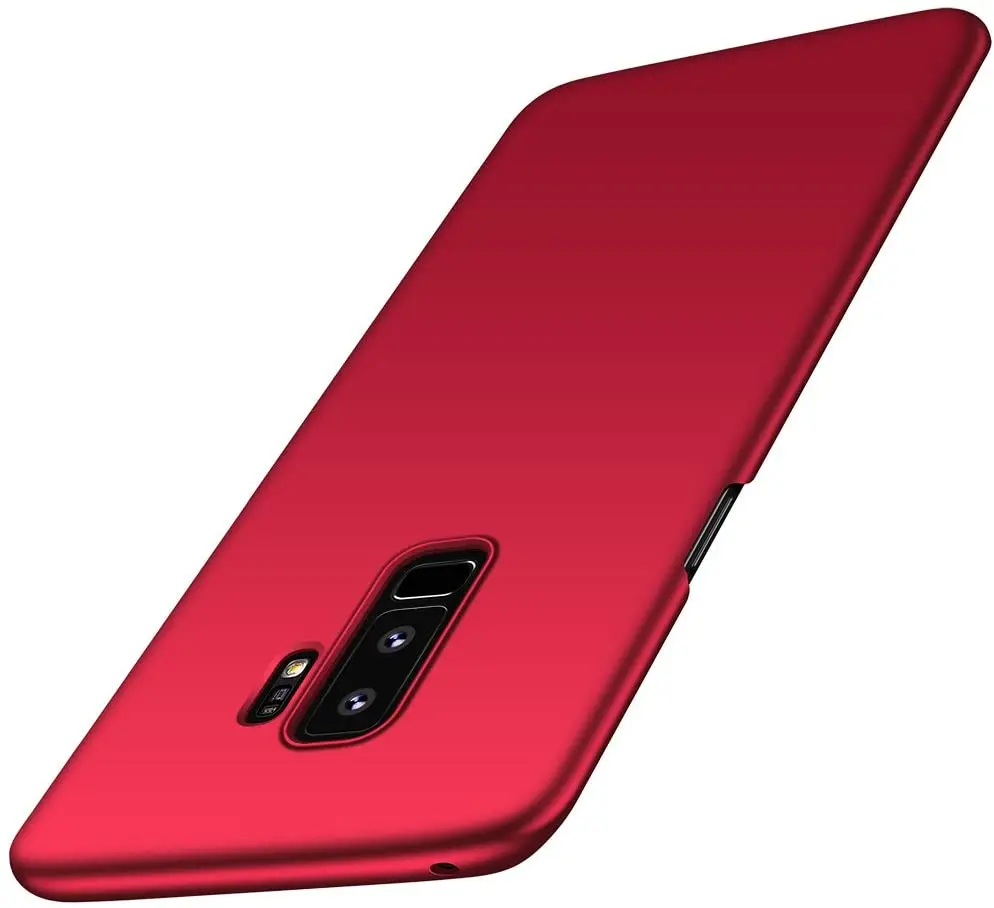 Super Luxury Matte Black Phone Cover - Premium Hard Slim PC Case