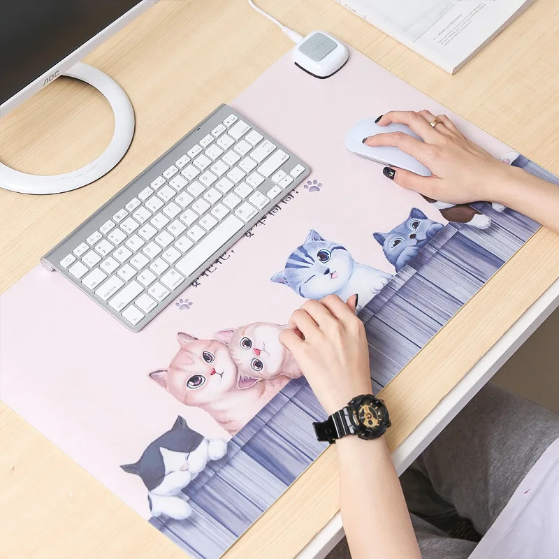 

Chang zhi 24V Table Heating Mat Table Warming Device Computer Fever Table Mat Cartoon Desktop Heating Pad Electric nuan shou dia