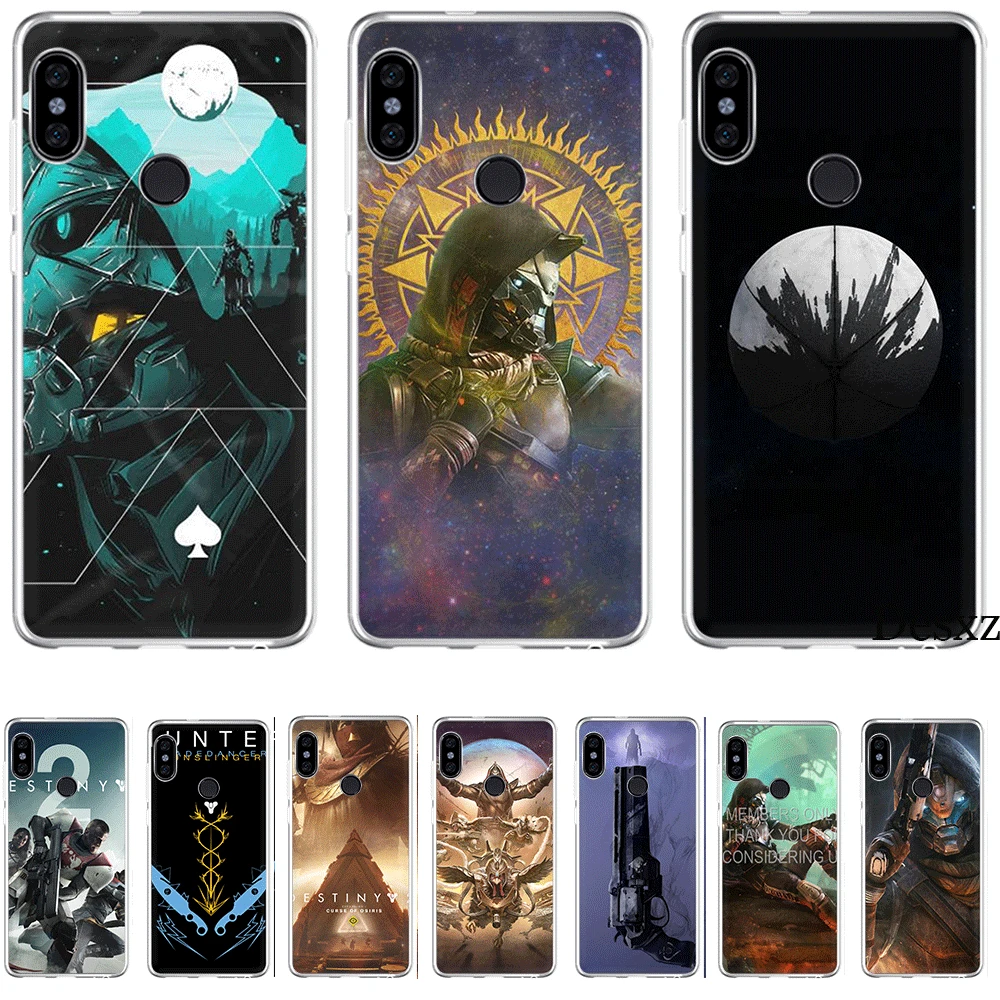 Силиконовый Мобильный чехол для телефона для Xiaomi Redmi GO 7 S2 4A 4X5 5A плюс 6 6A Pro крышка Destiny 2
