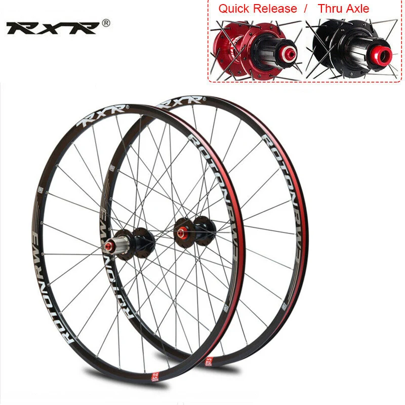 RXR 26 27,5 29 дюймов 7-11 скоростных колес горный велосипед алюминиевые колеса наборы передних задних обода колеса подходят Shimano SRAM кассеты