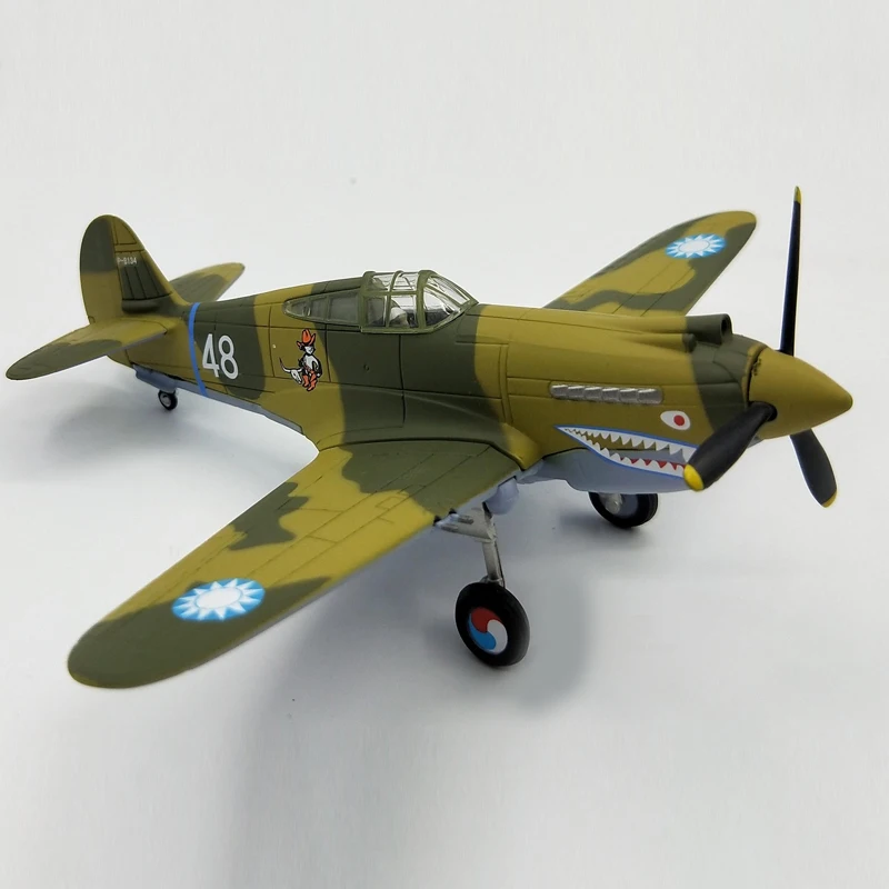 1/72 WW 2 P 40D Самолет Китай США Летающие тигры истребитель Литые пластиковые модели