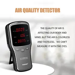 Портативный цифровой дисплей детектор формальдегида Анализатор качества воздуха бытовой TVOC HCHO PM1.0/PM2.5/PM10 тестер