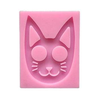 

Crystal Epoxy Resin Mold Super Glossy Self-defense Cat Keychain Pendant Casting Silicone Mould DIY Polymer Crafts Making Tools