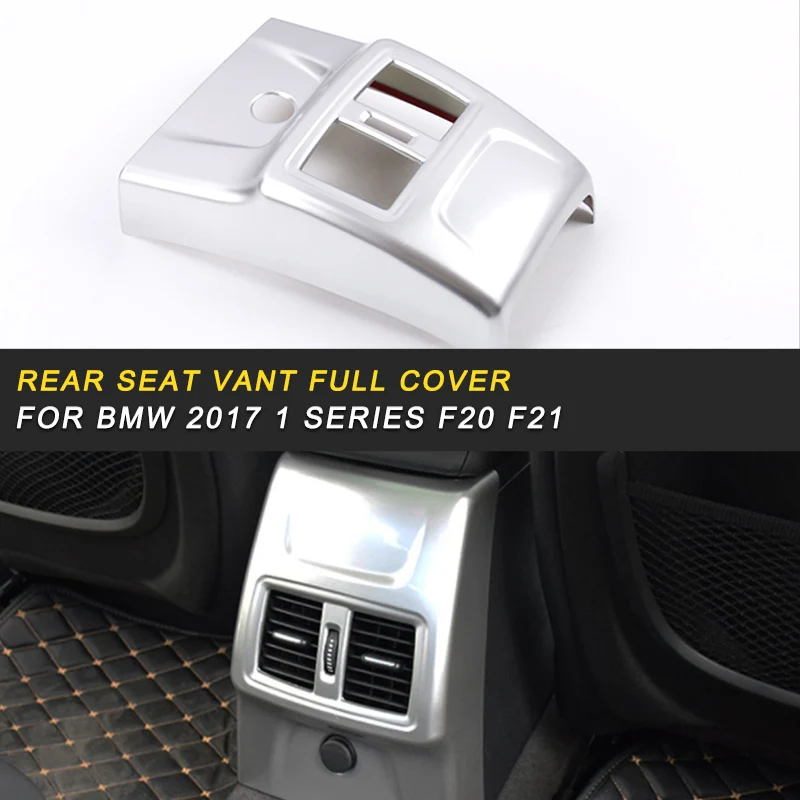 

Car Rear Seat Vent Frame Air Outlet Sticker Trim Covers Interior Accessories For BMW 1 Series F20 F21 2012-2019 Auto