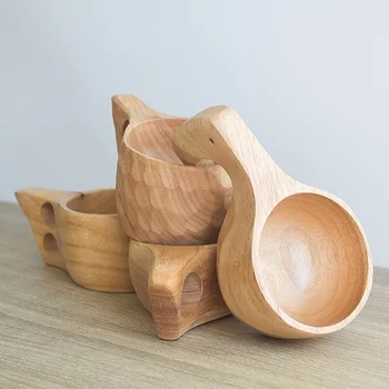 

3 Pcs/lot Wooden Outdoor Camping Drinking Cup Coffee Mug DDC-23