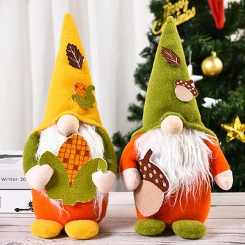 

38CM Large Handmade Faceless Christmas Doll Decoration Standing Swedish Gnome Home Table Sofa Decor Gift Doll