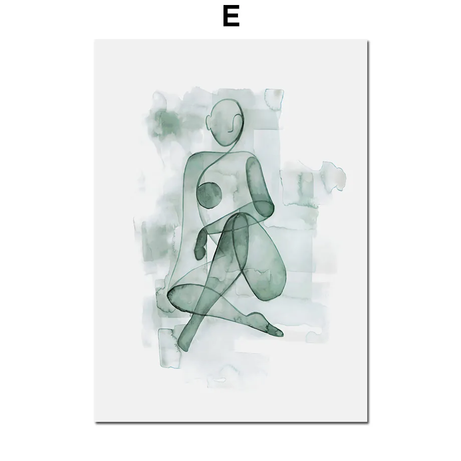 Lily-Abstract-Geometric-Green-Nature-Wall-Art-Canvas-Painting-Nordic-Posters-And-Prints-Art-Wall-Pictures (7)