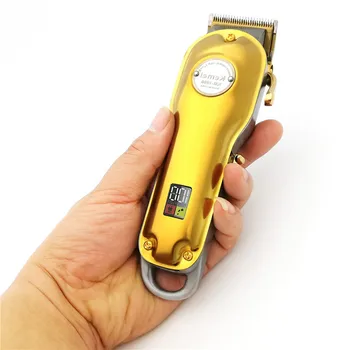 

Kemei KM-1986 Hair Trimmer Rechargeable Cordless Barber's Hair Clippers Trimmer Grooming Kit Hair Remover Barber Clippers