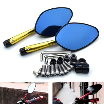 

New Universal motorcycle rearview mirror CNC aluminum alloy 8mm 10mm For Yamaha XS650 XS750 XT600ZE XTZ660 XV1000 XV535 XV750