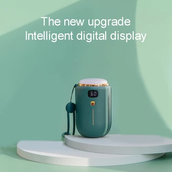 

Hand Warmers Power Bank Projection Lamp 3 in 1 USB Portable Pocket Hand Warmer Mini Rechargeable 6000MAh