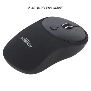 

2.4G Rechargeable Silent Wireless Mouse, For Bluetooth USB Office Laptop Mice, 4-buttons 3 Adjustable DPI