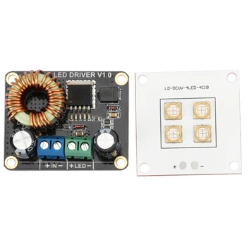 

3D Printer Parts 40W UV Light Source Lamp Panel + 30W LED Boost Driver Board for UV SLA DIY Photosolidification 3D Printing Kit