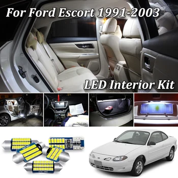 

100% No Error Canbus For Ford Escort Coupe Sedan Wagon LED Interior Light + License Plate Lamp Kit (1991-2003)