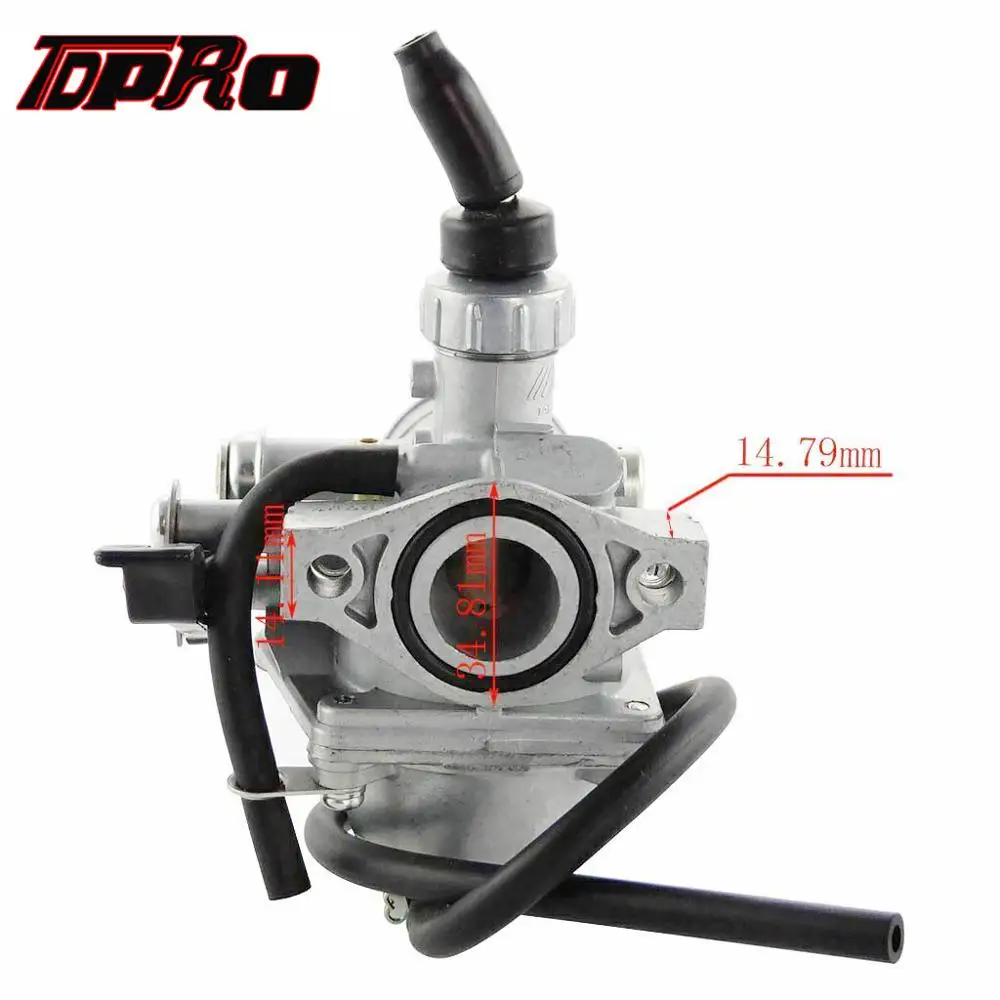 

TDPRO VM16 19MM Racing Carburetor For Honda CRF50 Motorcycle 50cc to 125c Scooter Pocket Pit Dirt Bike ATV Go kart Buggy Quad
