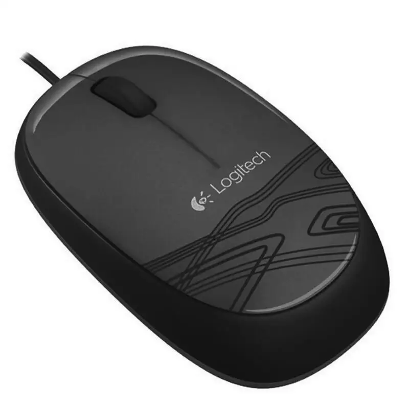 Проводная USB мышь logitech M105, оптическая мышь 1000 dpi, мыши для Mac OS/Windows PC/ноутбука/настольного ПК, компьютера, офиса, дома, использования, Новинка