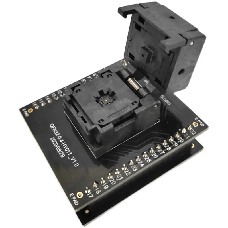 QFN32 MLF32 программа IC Тесты гнездо IC549 0324 006 G шаг 0 4 мм раскладушка чип Размер 4*4 флэш