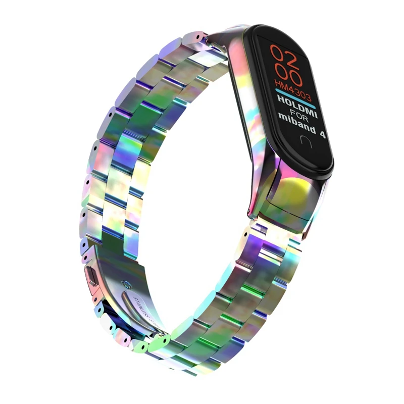 Металлический алюминиевый сменный ремешок mi band 4 глобальная версия из нержавеющей стали для Xiaomi mi Band 4 3 умный браслет с инструментальной пленкой