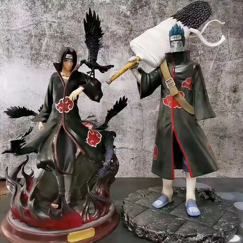 

28 CM GK Akatsuki Hoshigaki Kisame PVC Model Toys Naruto Shippuden Action Figure Uchiha Itachi Shark Might Guy Collectible Toys