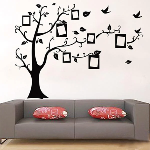 Black Tree Removable Decal Room Wall Sticker Vinyl Art Hot DIY Decor Home Family