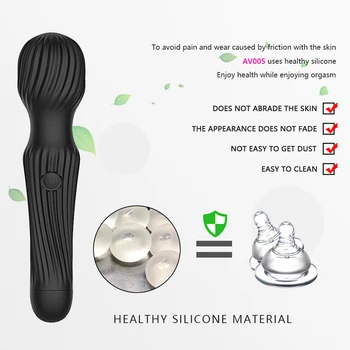 Dildos Vibrator Sex Toys for Women Magic Wand G Spot Pussy Vagina Clitoris Stimulator for Adults 18 USB Rechargeable Waterproof 3