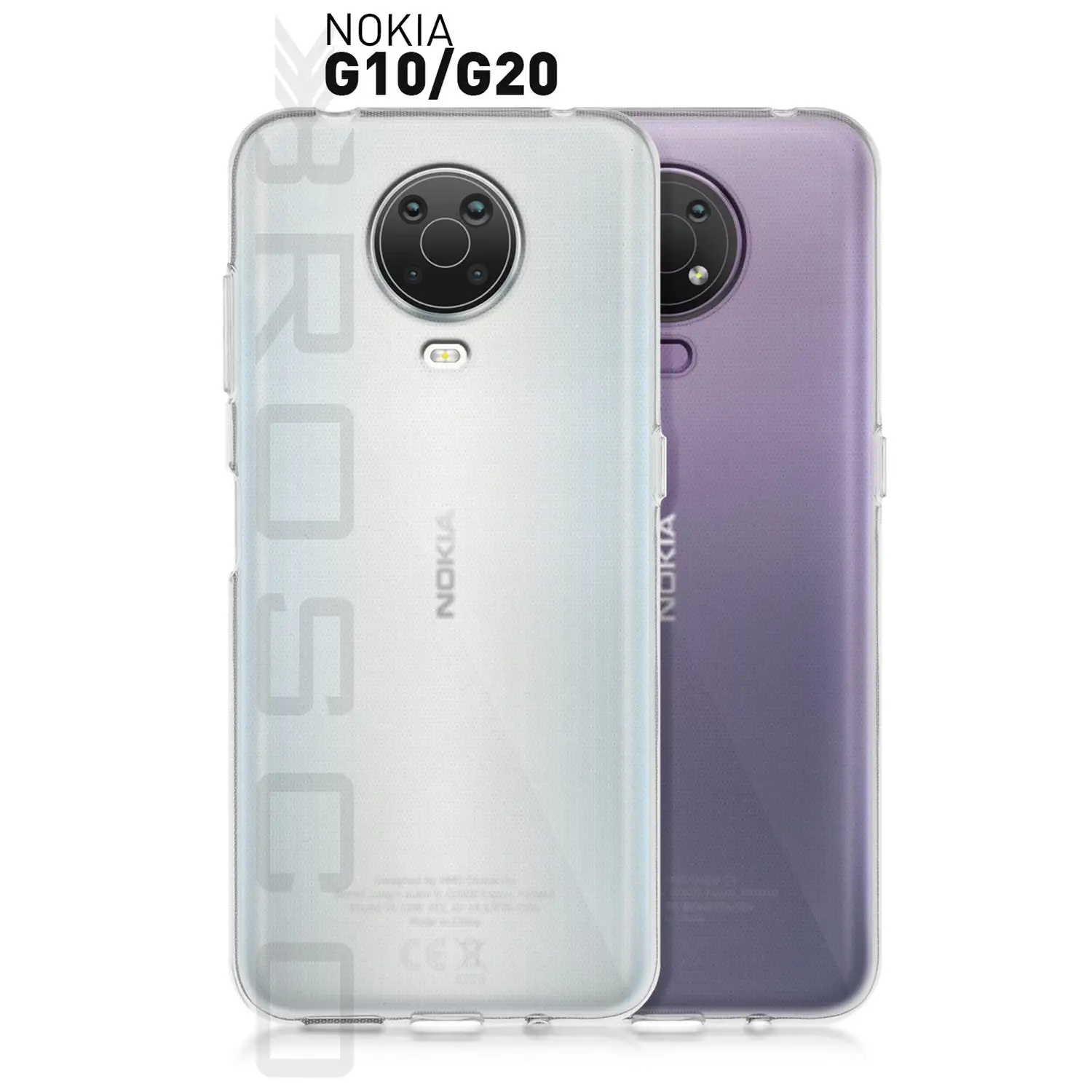 Качественный силиконовый чехол для Nokia G20 G10 X20 X10 C20 C10 бортик вокруг модуля камер