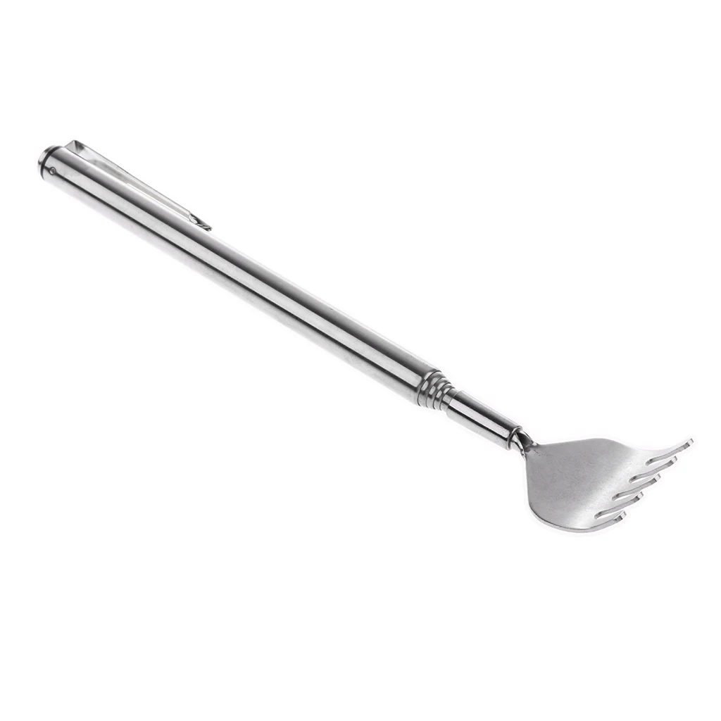 Portable Extendable Telescopic Claws Metal Back Scratchers / Hand Massager / Backslap for Home Elderly