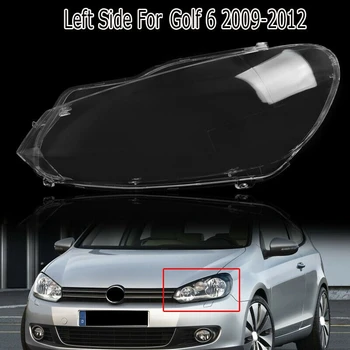 

Car Headlight Headlamp Lens Lamp Cover Lampshade for Golf 6 MK6 R 2009-2012