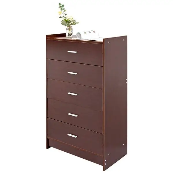 

Multilayer Nightstands 5-Drawer Bedside Table Storage Cabinet Drawer Cabinet