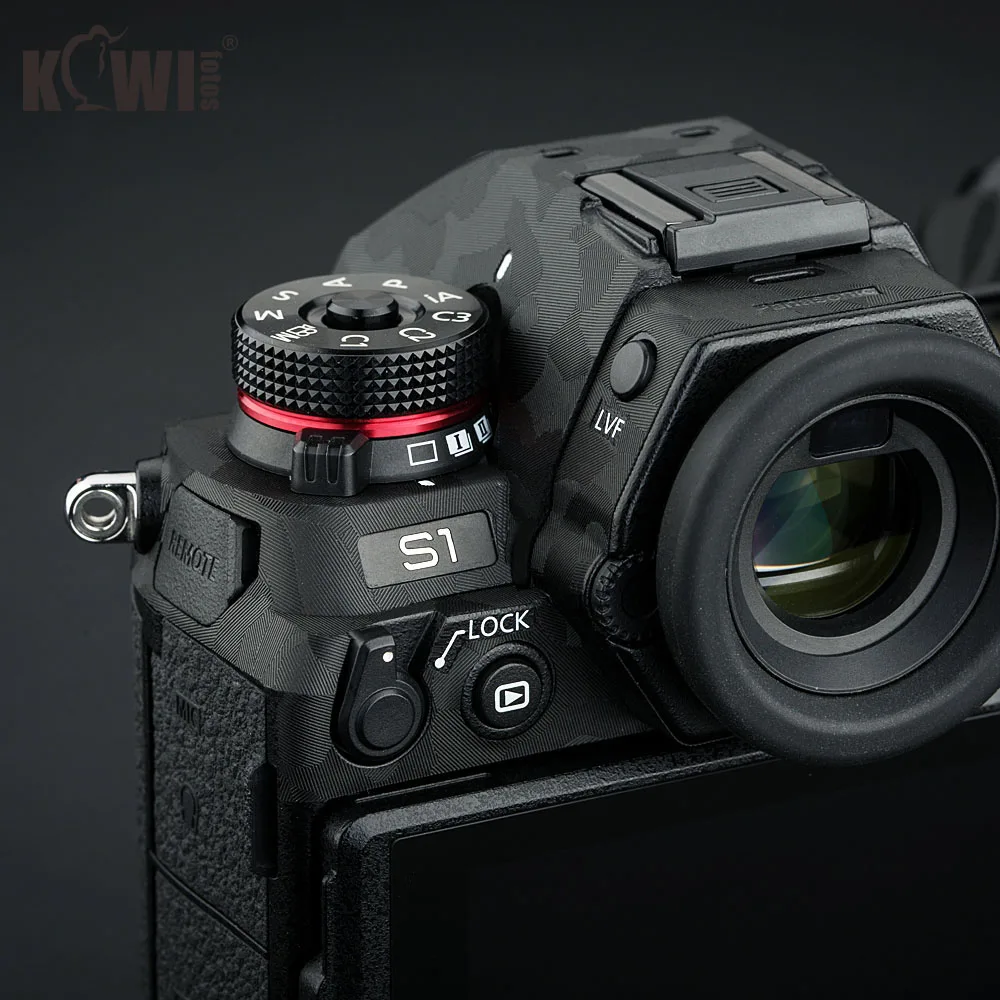 Kiwifotos Анти-Царапины камеры тела кожного покрытия Защитная пленка для Panasonic Lumix S1 S1R 3M наклейка тени черный