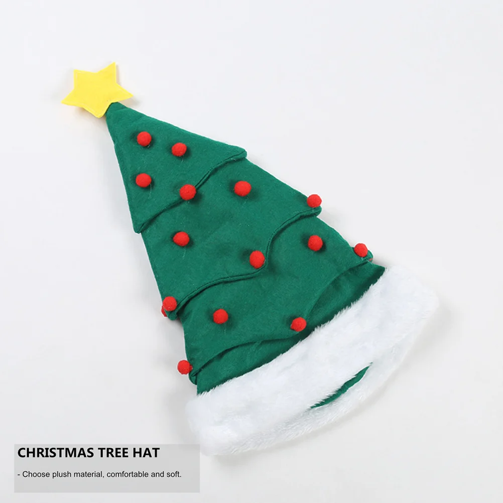 1 Pc Christmas Tree Hat Festival Decor 