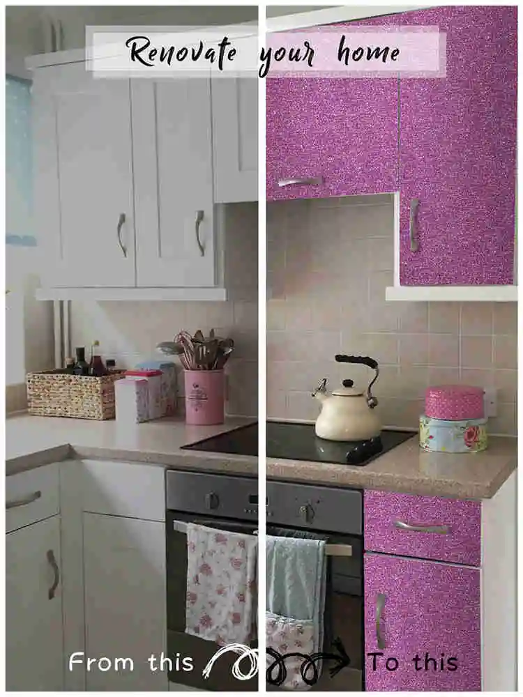 Pink Glitter Wallpaper Modern | Pink Self Adhesive Wallpaper | Pink  Wallpaper Sparkles - Wallpapers - Aliexpress