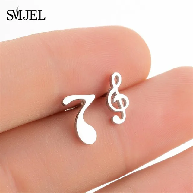 Punk Stainless Steel Earrings for Women Fashion Jewelry 2021 Lighter Compass Expression Lung Rocket Earring Weird Christmas Gift 442
