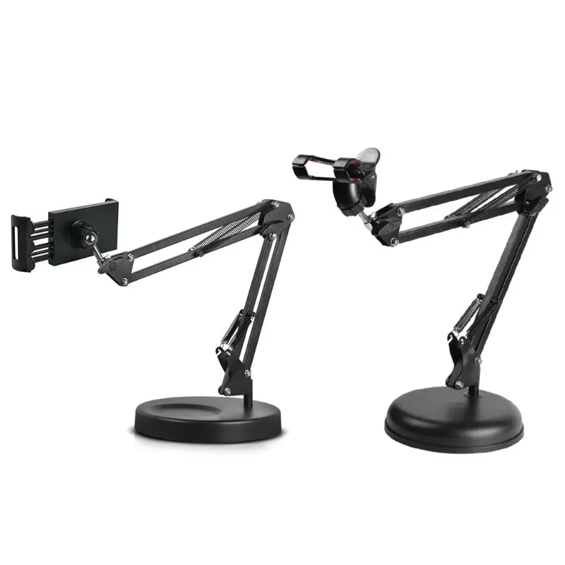 

Foldable Phone Holder Desktop Bracket Tripod Tablet Stand for Live Video Record for phone holder