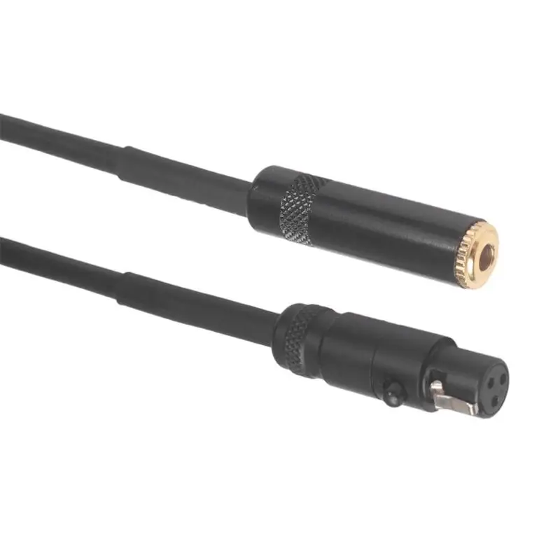 Мини XLR 3 контактный разъем мама на гнездо 5 мм аудиокабель адаптер для наушников