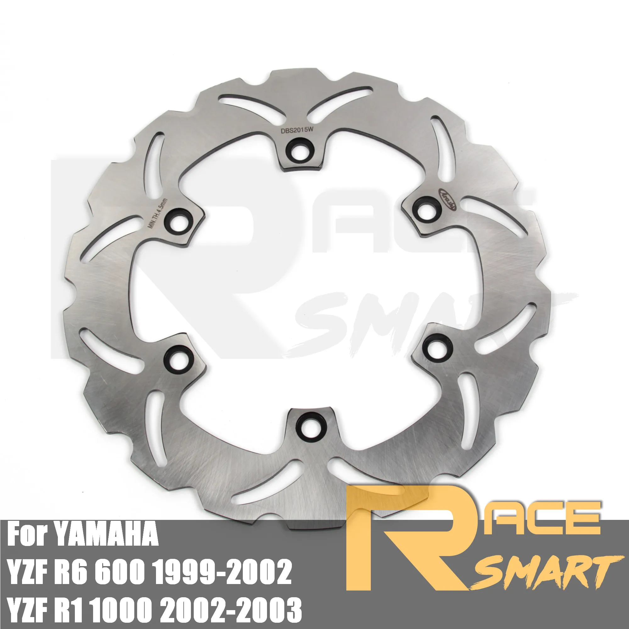 Disco Freno Posteriore Brembo Per Yamaha YZF R6 600 (1999-2002) E YZF R1 1000 (2002-2003) - DT2001989 - copertina