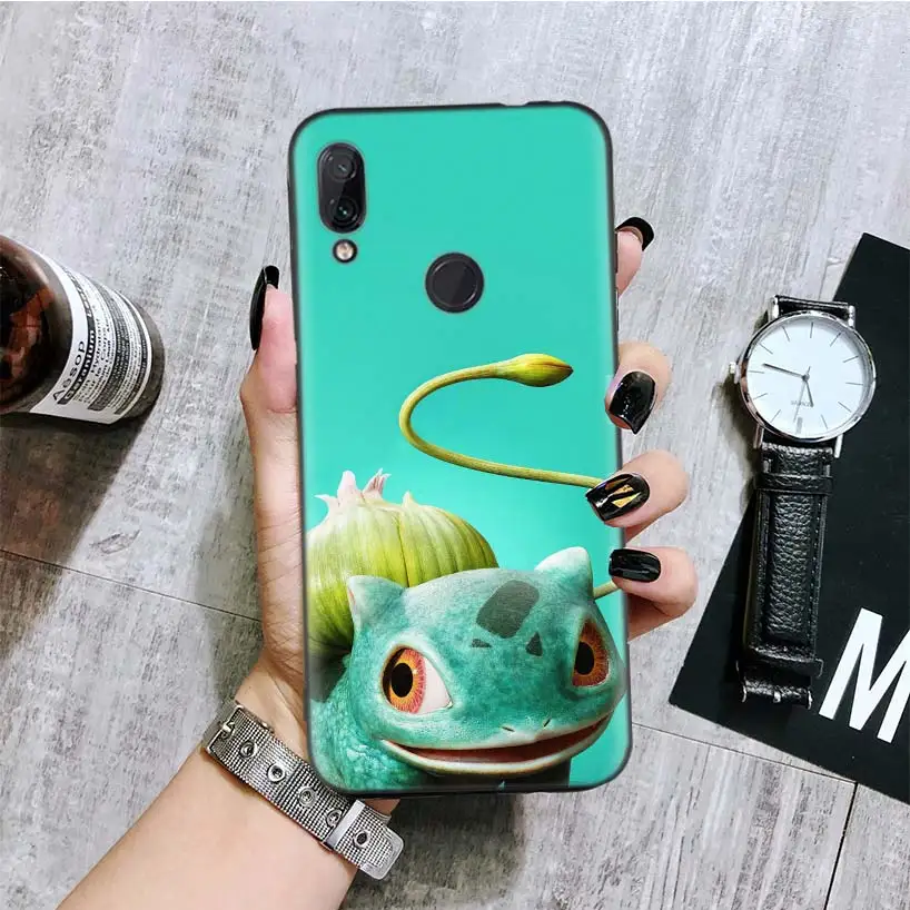 Пикачу фильм черная крышка чехол для телефона для Xiaomi Redmi Note фотоаппаратов моментальной печати 8 7 7S 7A 6 S2 GO K20 Pro 6A mi 6X 5X A1 CC 9 8 Coque - Цвет: BA143-10