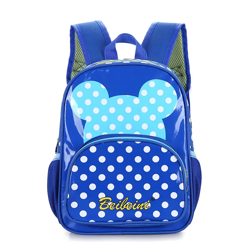 Disney Микки Маус новая детская сумка Детский сад рюкзак мальчики девочки мультфильм школьная сумка Минни Большая вместительная сумка