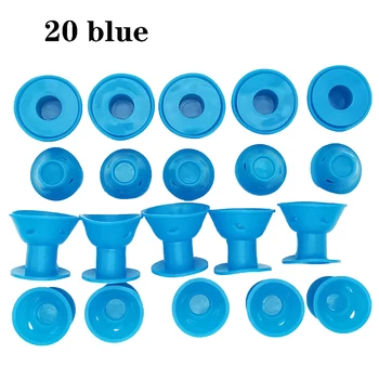 

20pcs Soft Salon Home For Her Heat Free Reusable Gift Cosmetic Silicone Hair Rollers Easy Styling Sleep In DIY Tools Curler