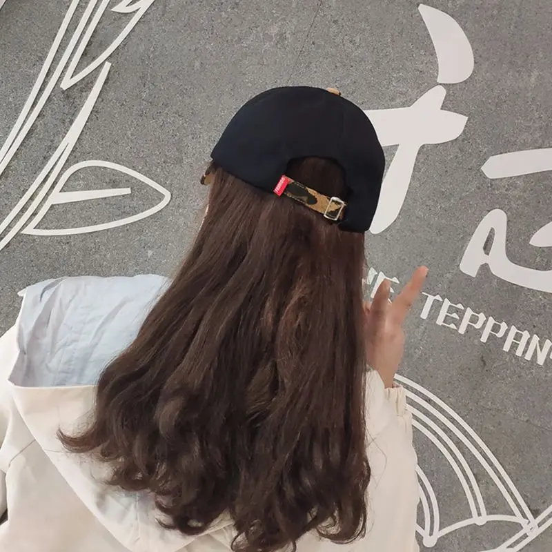 

Korean Women Girl Summer Vintage Leopard Patchwork Baseball Cap Funny Letter Embroidered Adjustable Hip-Hop Snapback Trucker Hat