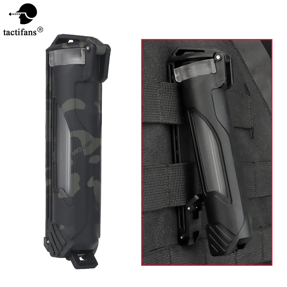 Custodia Impermeabile Per Batteria Tactical Molle Secure Store Container Box Per Cr123 Aaa 18650 18350 Batterie Paintball Hunting