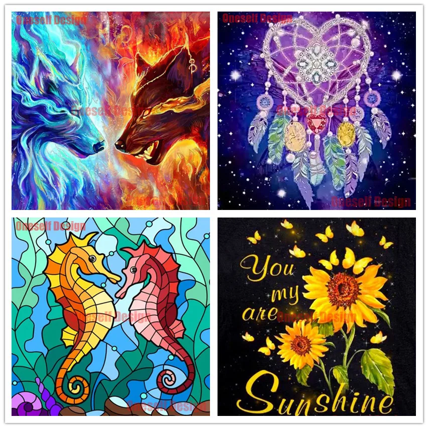 Kit Diamond Painting 5D Luna - Pittura Con Diamanti Per Adulti E Bambini 30x40cm - Foto 9