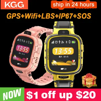 

GPS Smart Watch Kids Camera IP67 Waterproof Wifi Tracker Phone Smartwatch Children SOS Monitor Positioning Watch 500mAh Battery