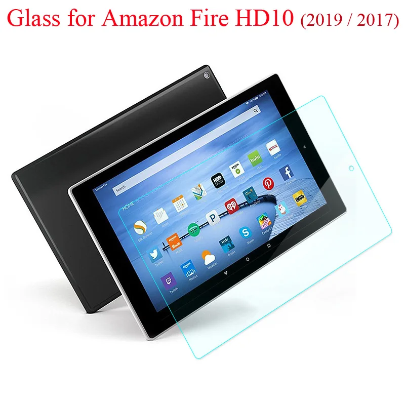 Закаленное стекло для защиты экрана Amazon Fire HD10 2017 2019 защитная пленка HD 10|Защитные