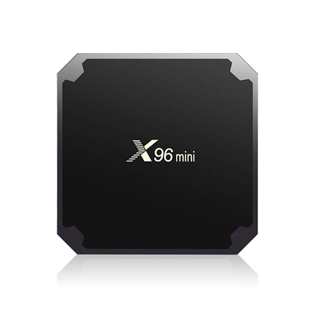 X96mini ТВ приставка 4K S905W Android ТВ приставка Android 7,1 смарт-приставка четырехъядерный Смарт ТВ приставка H.265 3D медиаплеер для HDMI IP tv