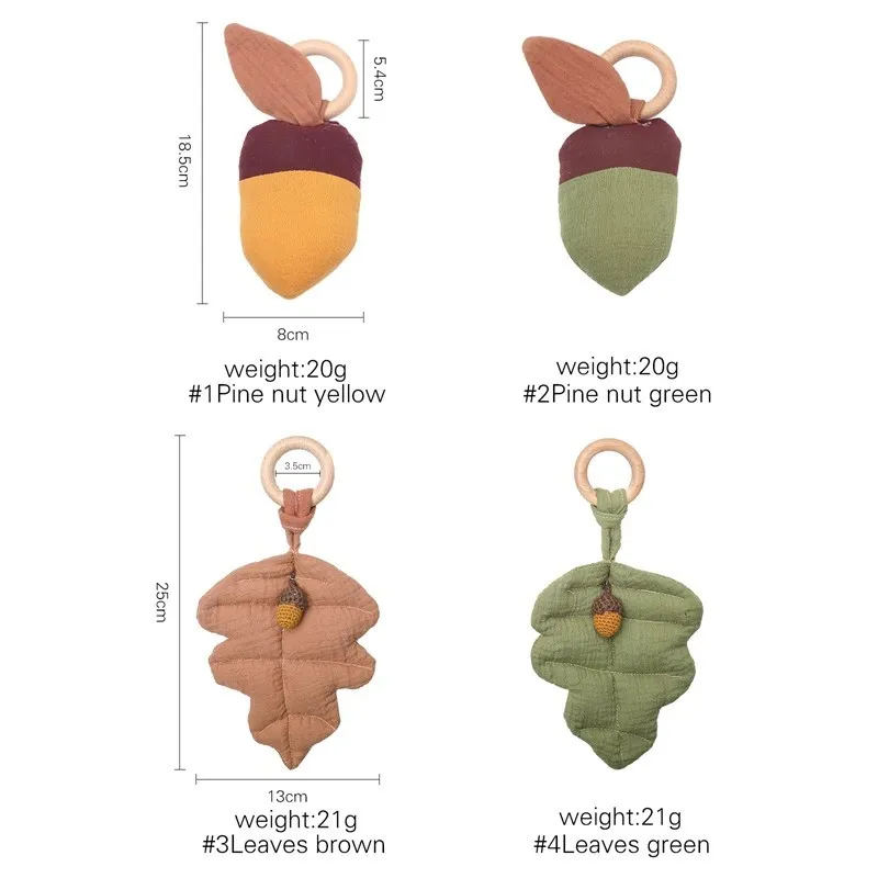 Music Rattle  Mobile Rattles Hanging Pendants Rattle for stroller Nuts Matsuba Nature Wooden Music Rattle Ring Gym For Stroller