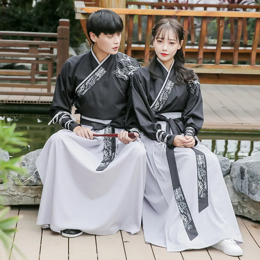 Hanfu древняя китайская Tangsuit династии в винтажном стиле Карнавальная вечерние