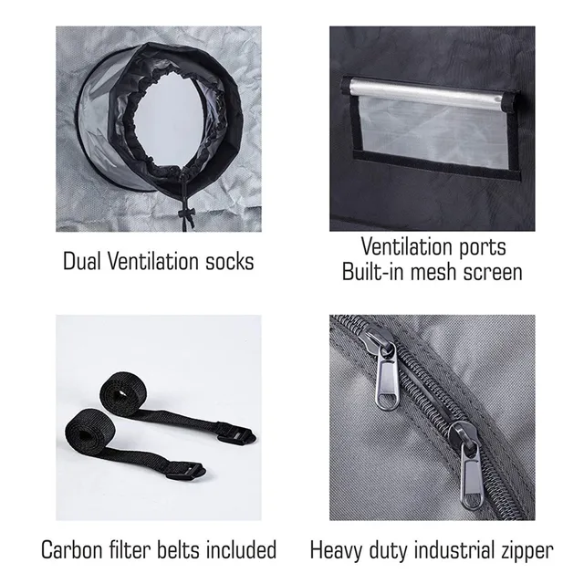 Növénytermesztési Sátrak Termesztési Sátrok Beltéri Tartozékokhoz Hidropohome Kerti Kertészet Hidroponika Növekvő - Image 3