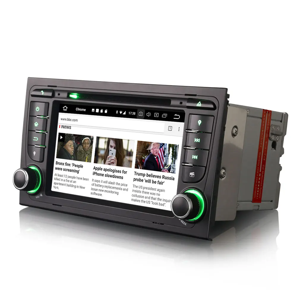 Perfect Erisin ES4878A 7 inch car DVD player android 9.0 2G RAM PX30 DAB OBD WIFI 3G for AUDI A4 SEAT EXEO S4 RS4 RNS-E 5